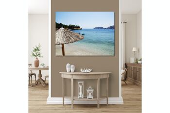 Papier peint : plage de Crète d'Agia Pelagia - format paysage 4:3 - nombreuses tailles et matériaux - motif d'art photo exclusif comme image sur toile ou image en verre acrylique pour la décoration murale 3