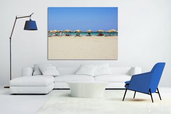 Papier peint : Crète Elafonissi Beach - format paysage 4:3 - nombreuses tailles et matériaux - motif d'art photographique exclusif sous forme d'image sur toile ou d'image en verre acrylique pour la décoration murale 3