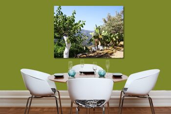 Image murale : Crète village de montagne romantique - format paysage 4:3 - nombreuses tailles et matériaux - motif d'art photo exclusif comme image sur toile ou image en verre acrylique pour la décoration murale 2
