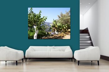 Image murale : Crète village de montagne romantique - format paysage 4:3 - nombreuses tailles et matériaux - motif d'art photo exclusif comme image sur toile ou image en verre acrylique pour la décoration murale 3