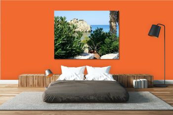 Papier peint : Lonely bay on Naxos - plusieurs tailles - format paysage 4:3 - plusieurs tailles et matériaux - motif d'art photo exclusif sous forme de toile ou d'image en verre acrylique pour la décoration murale 3