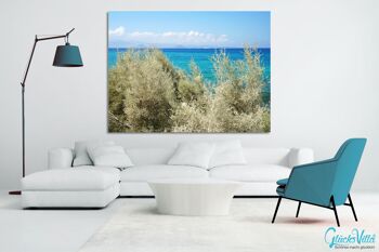Papier peint : Idylle de plage à Naxos 1 - plusieurs tailles - format paysage 4:3 - plusieurs tailles et matériaux - motif d'art photographique exclusif sous forme de toile ou d'image en verre acrylique pour la décoration murale 3