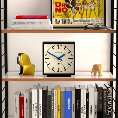 Clock - Classic & Retro - Black and Blue - AMP - Newgate