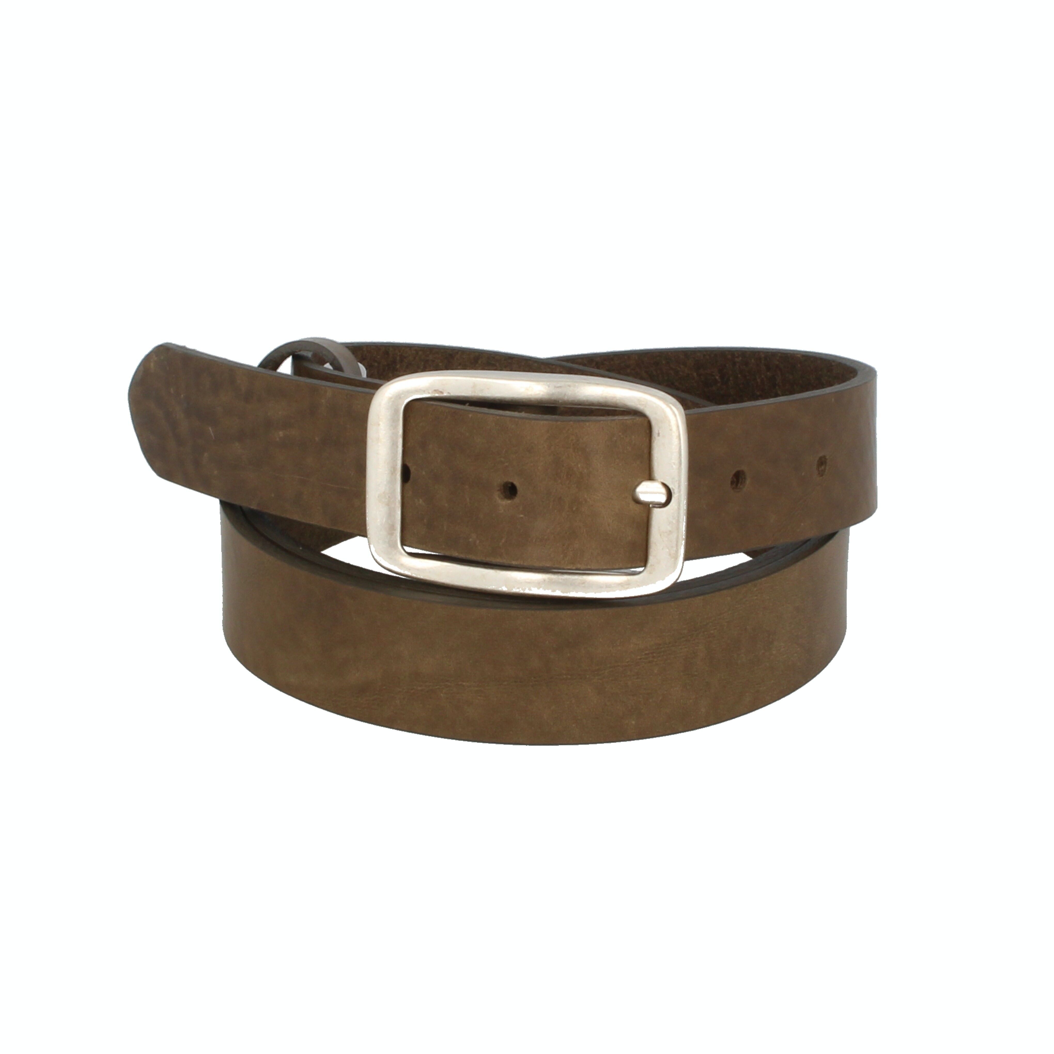 Belt Women Unisex Leather Batman Olive