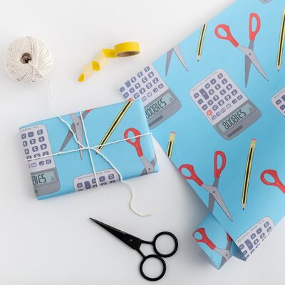 Boobies Calculator Gift Wrap | Wrapping Paper Sheets | Craft