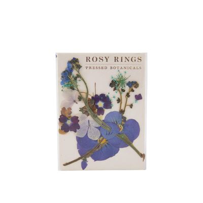 Rosy Rings Pressed Botanicals Bluebird