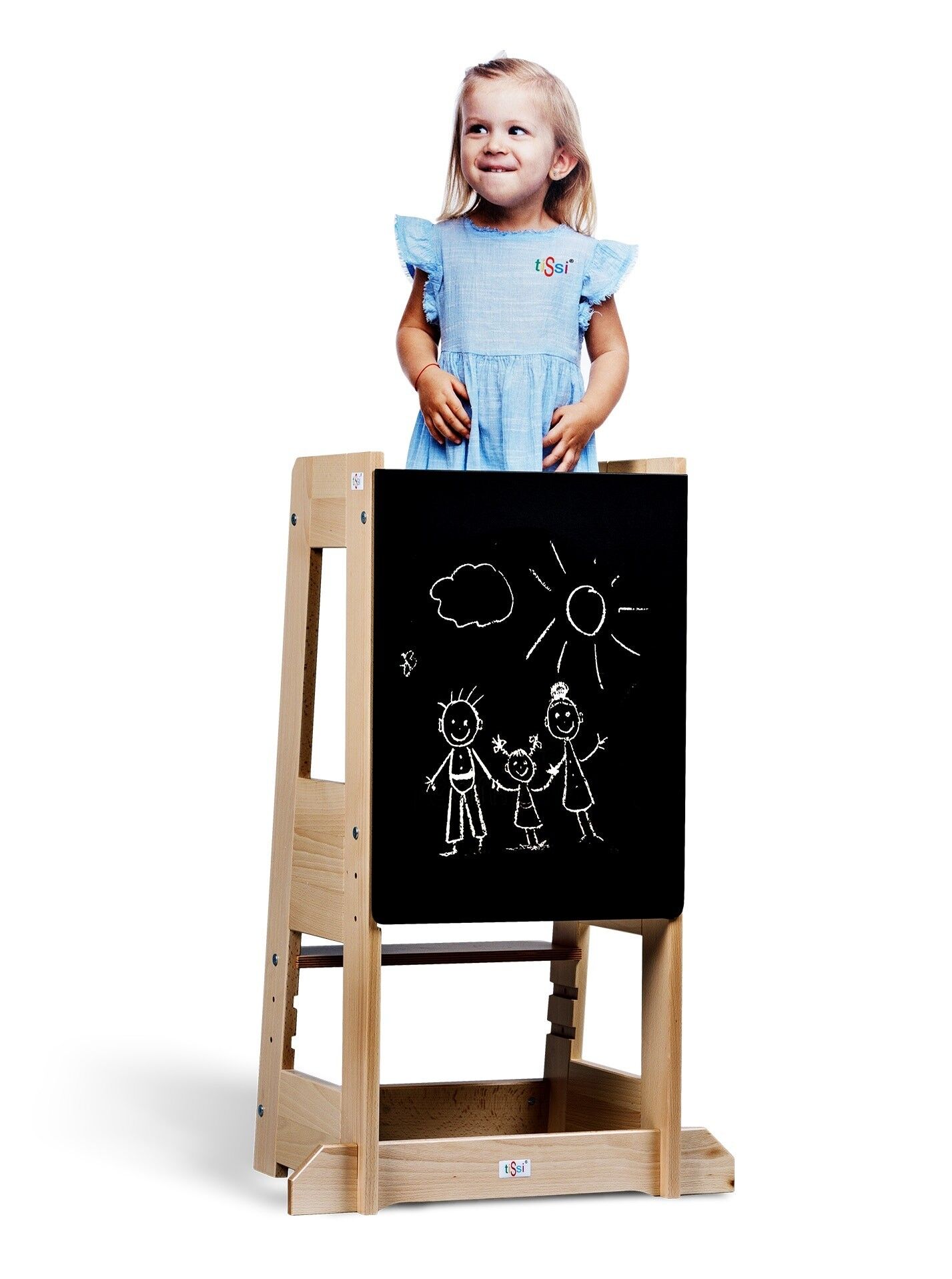 tiSsi® Tafel schwarz für tiSsi® Lernturm Entdeckerturm Felix