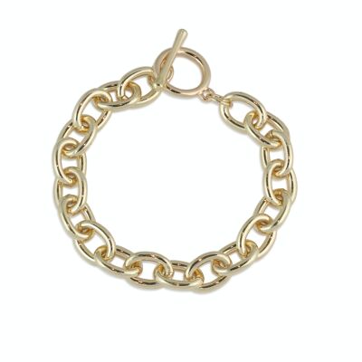BRACELET CHAÎNE SURDIMENSIONNÉE MAILLONS OVALES CATHERINE 2777