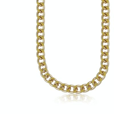 OLYMPIA CURB CHAIN ENAMELLED NECKLACE 2781