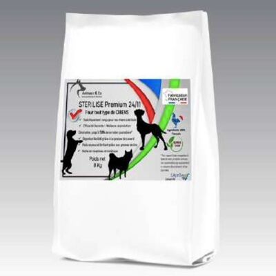Premium sterilized dog food 24/11 18 kg bag