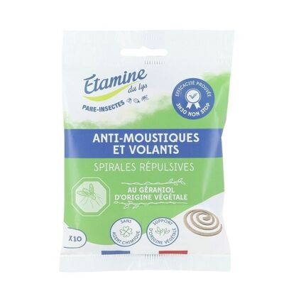 ANTI-MOUSTIQUES & VOLANTS / SPIRALES REPULSIVES X 10