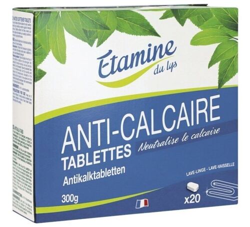 TABLETTES ANTI-CALCAIRE X 20