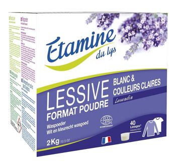 LESSIVE POUDRE LAVANDIN 2KG