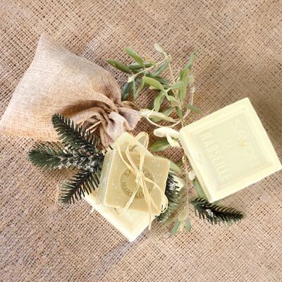 GREEN MARSEILLE SOAP WITH OLIVE OIL 100G