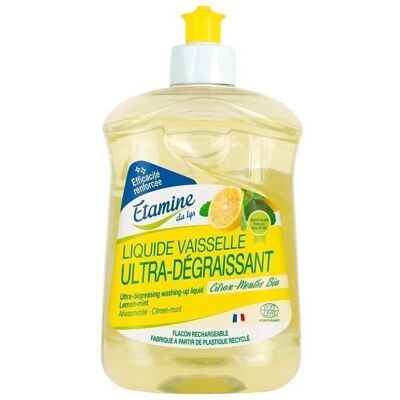 VAISSELLE ULTRA-DEGRAISSANT CITRON-MENTHE 500ML