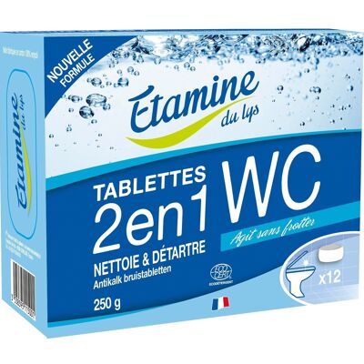 TABLETTES WC 2 EN 1 X 12