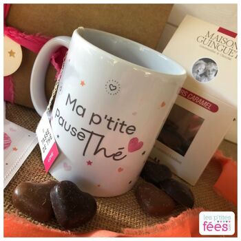 Mug "Ma p'tite pause Thé" (teatime, cocooning) 1
