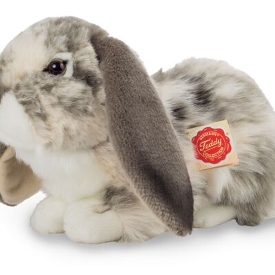 Ram rabbit gray white 30 cm - plush toy - soft toy