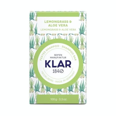 festes Shampoo Lemongrass&Aloe Vera 100g (für fettiges Haar), Verkaufseinheit 9 Stück