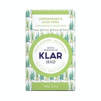 Shampooing ferme Lemongrass&Aloe Vera 100g (pour cheveux gras), unité de vente 9 pièces 1