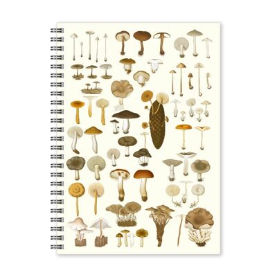 Carnet A5 Champignons