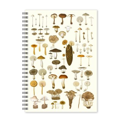 Notebook A5 Mushrooms