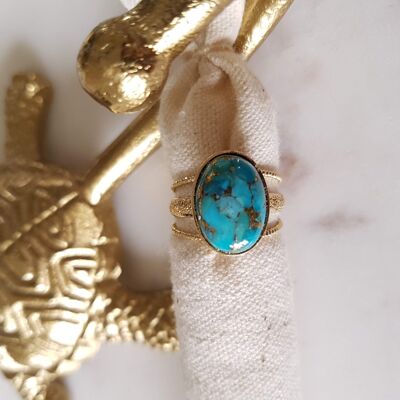 Bague mathilde turquoise