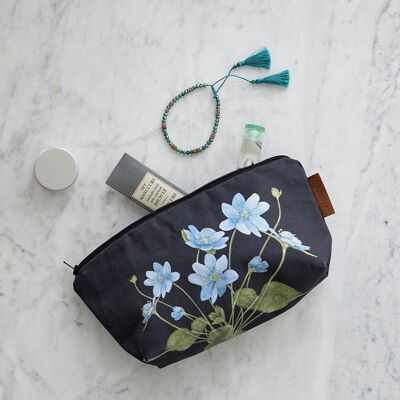 Trousse per cosmetici (in basso) - Anemone blu