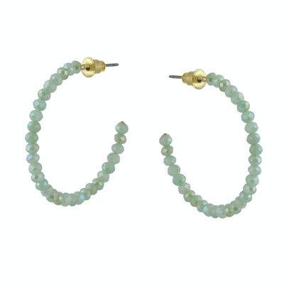 REBECCA BEADED HOOP EARRINGS 2829