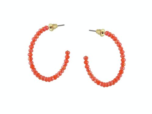 ELSA BEADED HOOP EARRINGS 2830