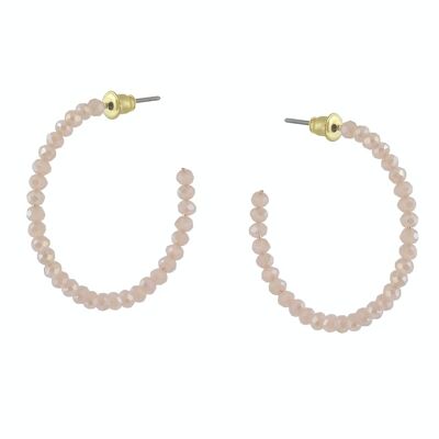 PENDIENTES ARO CUENTAS CIRCE 2832