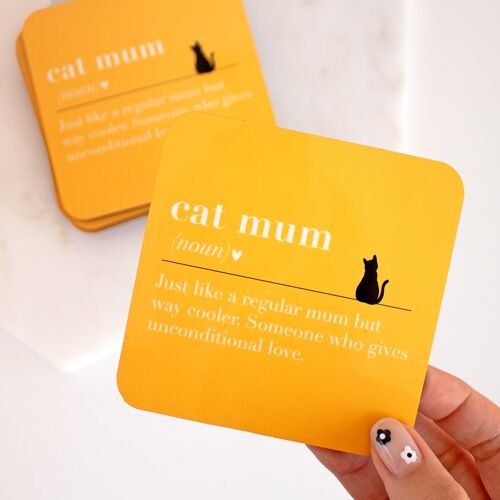 Cat Mum Coaster