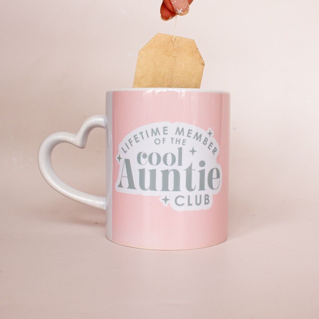 Best Auntie Ever Mug | Heart Handle
