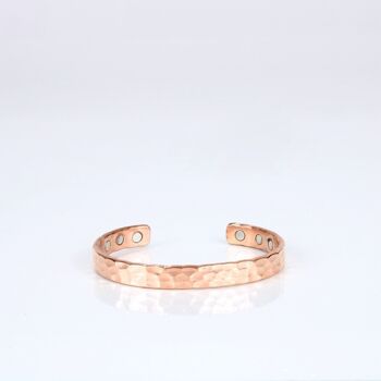 Bracelet magnétique en cuivre pur avec coffret cadeau (design 22-S) 2