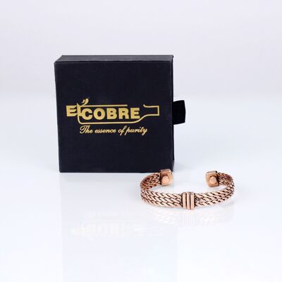 Bracciale leggero in rame puro con confezione regalo (design 23)