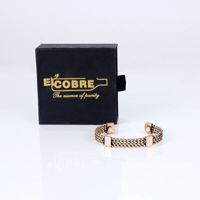 Bracciale leggero in rame puro con confezione regalo (design 24)