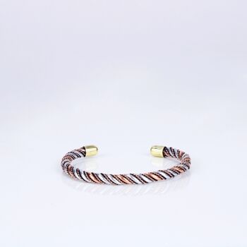 Bracelet léger en cuivre pur avec boîte cadeau (design 26) 2