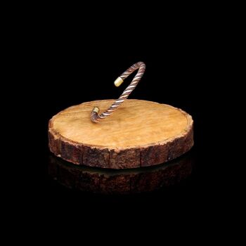 Bracelet léger en cuivre pur avec boîte cadeau (design 26) 4