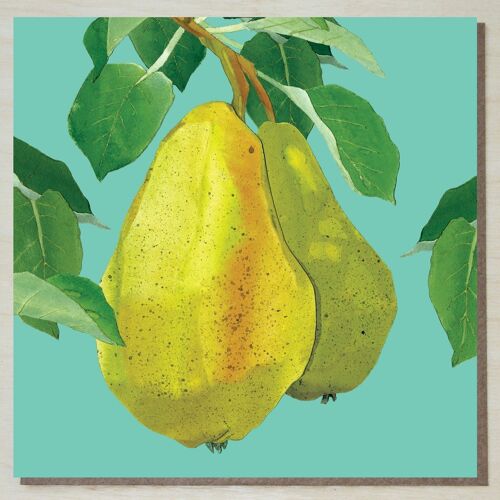 Pears Card (fruit cards)