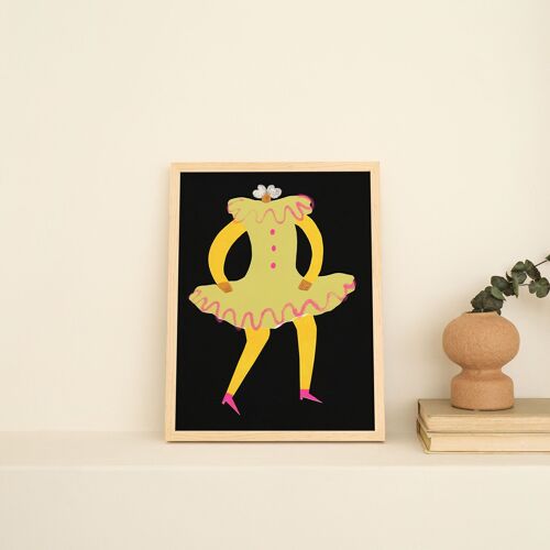 Mariette Circus Art Print | Character | Nursery Wall Decor | A5 A4 A3