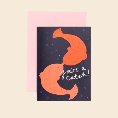 Vous êtes une carte d'amour Catch | Drôle | Anniversaire | Saint Valentin | A6