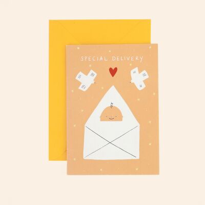 Special Delivery New Baby Card | Congratulations | Unisex | A6