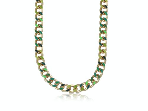 ANTONIA MULTI COLOURED CURB CHAIN NECKLACE 2849