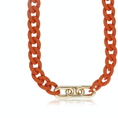DAPHNE RESIN CHAIN NECKLACE 2858