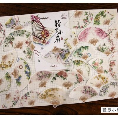 Japanese Style Flower Stickers