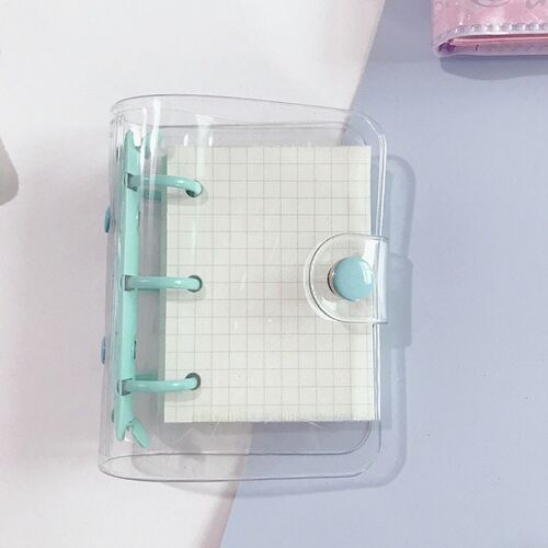 Mini 3 ringed clear binder