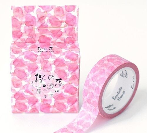 Pink flora Washi Tape