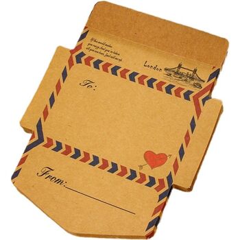 Notes autocollantes d'enveloppe vintage 4