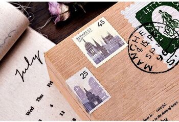 Pack d'autocollants de timbres de voyage 5