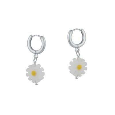 CRESSIDA DAISY HUGGIE HOOP EARRINGS 2866